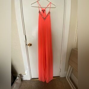 Victoria's Secret Bright Pink Orange Dress